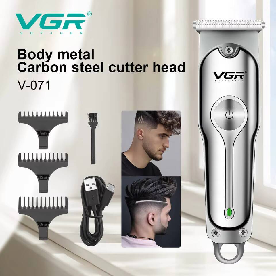Luxury New VGR 071 Professional Clipper Rechargeable Hair Cutting Machine Cordless Portable Trimmer For Men Fast Shipping Y261022 - view 3