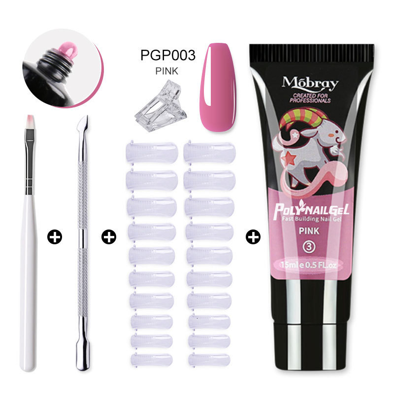 Luxury 2026 New Nail Art Kits Nail Tool Set Quick Extension Crystal Model Gel UV Glue Polishing Painting Decoration Manicure Professional Fast Shippin - view 4