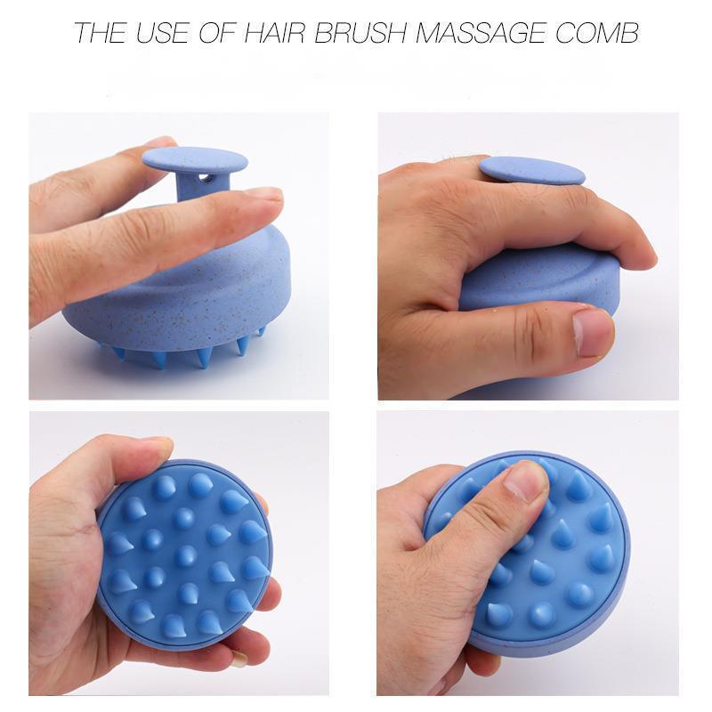 Luxury New Hair Wash Silicone Scalp Comb, Soft Body Hair Brushes Massage Brush, Beauty And Hairdressing Tool, Shower SPA Comb Free Shipping Y261024 - view 4