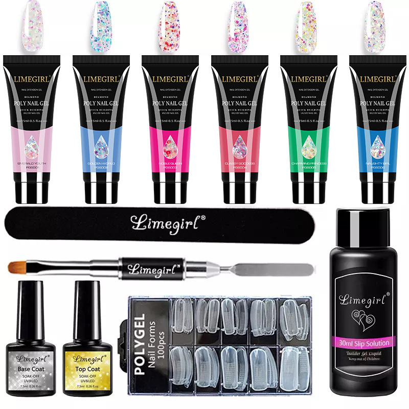 Luxury 2026 New Nail Art Kits Crystal Extension Glue Art Tools Mouse Dryer Lamp Nail Tips Brush Set Tools Free Shipping X261024 - view 5