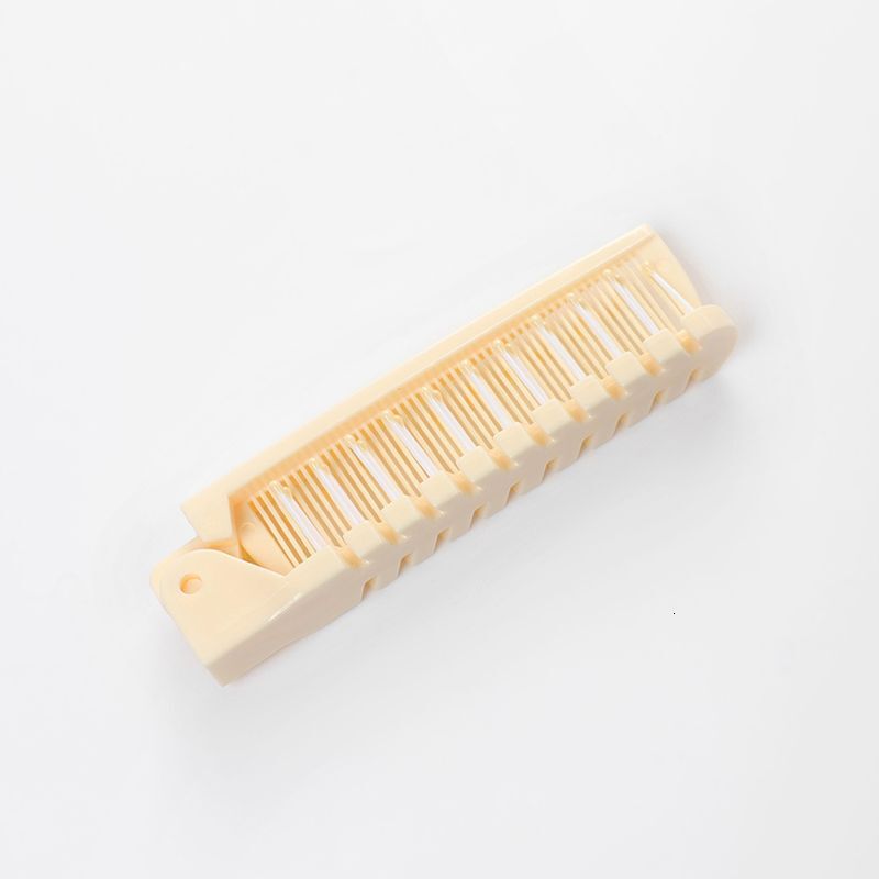 Luxury New Portable Travel Folding Brush Hair Brushes Anti-Static Massage Comb Professional Styling Tool Special For Real Hair Wigs Free Shipping Y261 - view 6