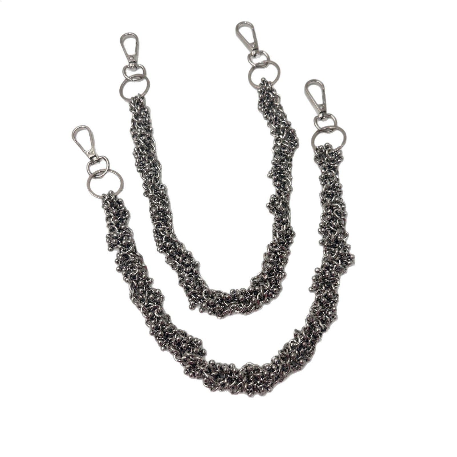 Original Rhinestone Knot Pendant Punk Pants Chain Fashionable Men And Women Ones Waist Light Accessories Hip Hop Jewelry251212 - view 6
