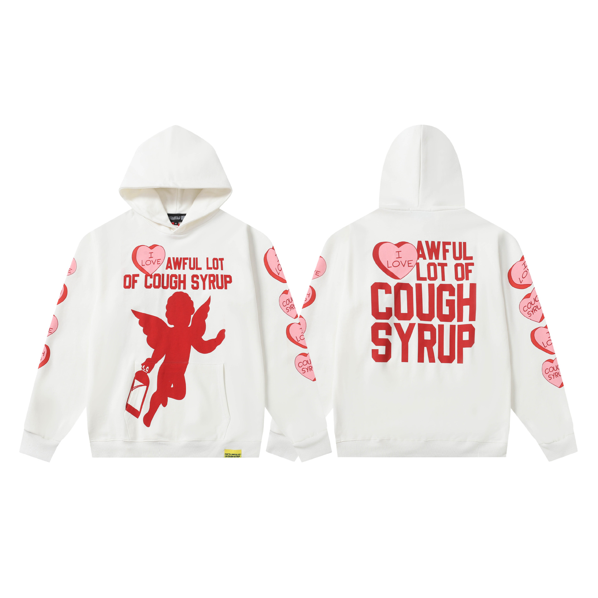Men's Hoodies THAT'S A AWFUL LOT OF COUGH Printed Harajuku Hip Hop Pullover Tops Sweatshirt Gift - view 9