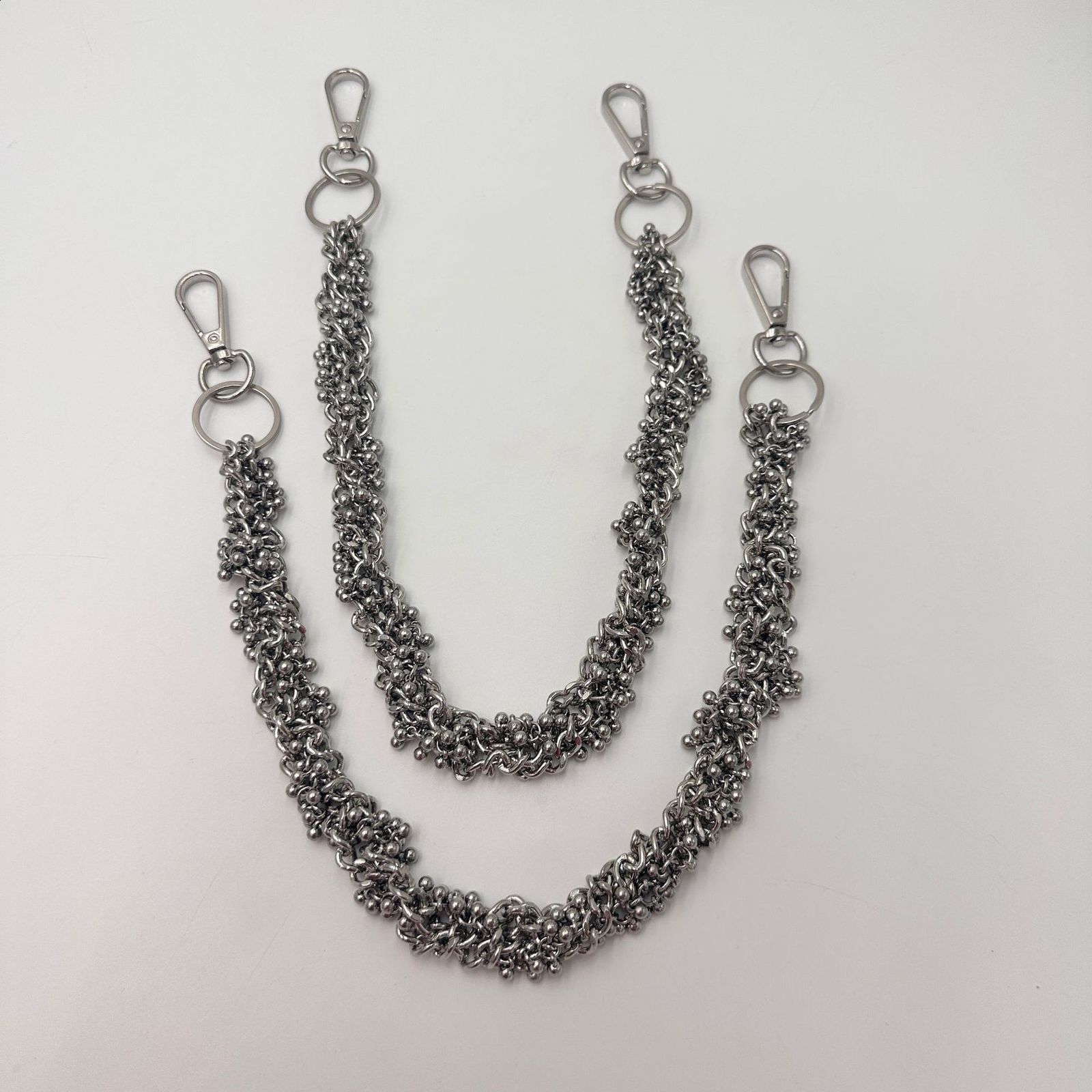 Original Rhinestone Knot Pendant Punk Pants Chain Fashionable Men And Women Ones Waist Light Accessories Hip Hop Jewelry251212 - view 4