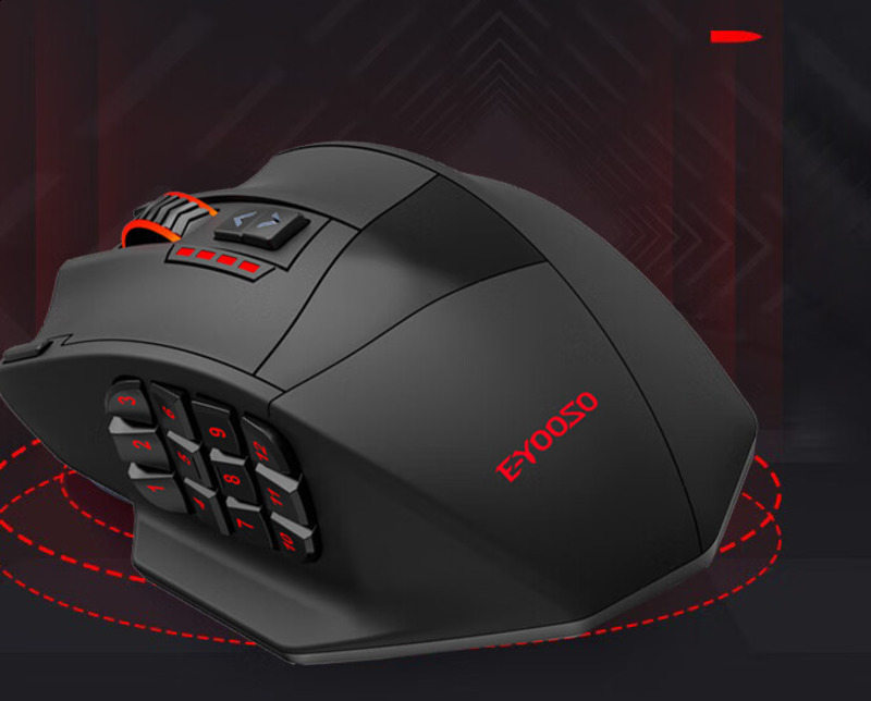 eElement X33 Mechanical Gaming Mouse Dual-Mode Wired/Wireless Gaming Mouse Rechargeable RGB Macro Programmable240309 - view 3