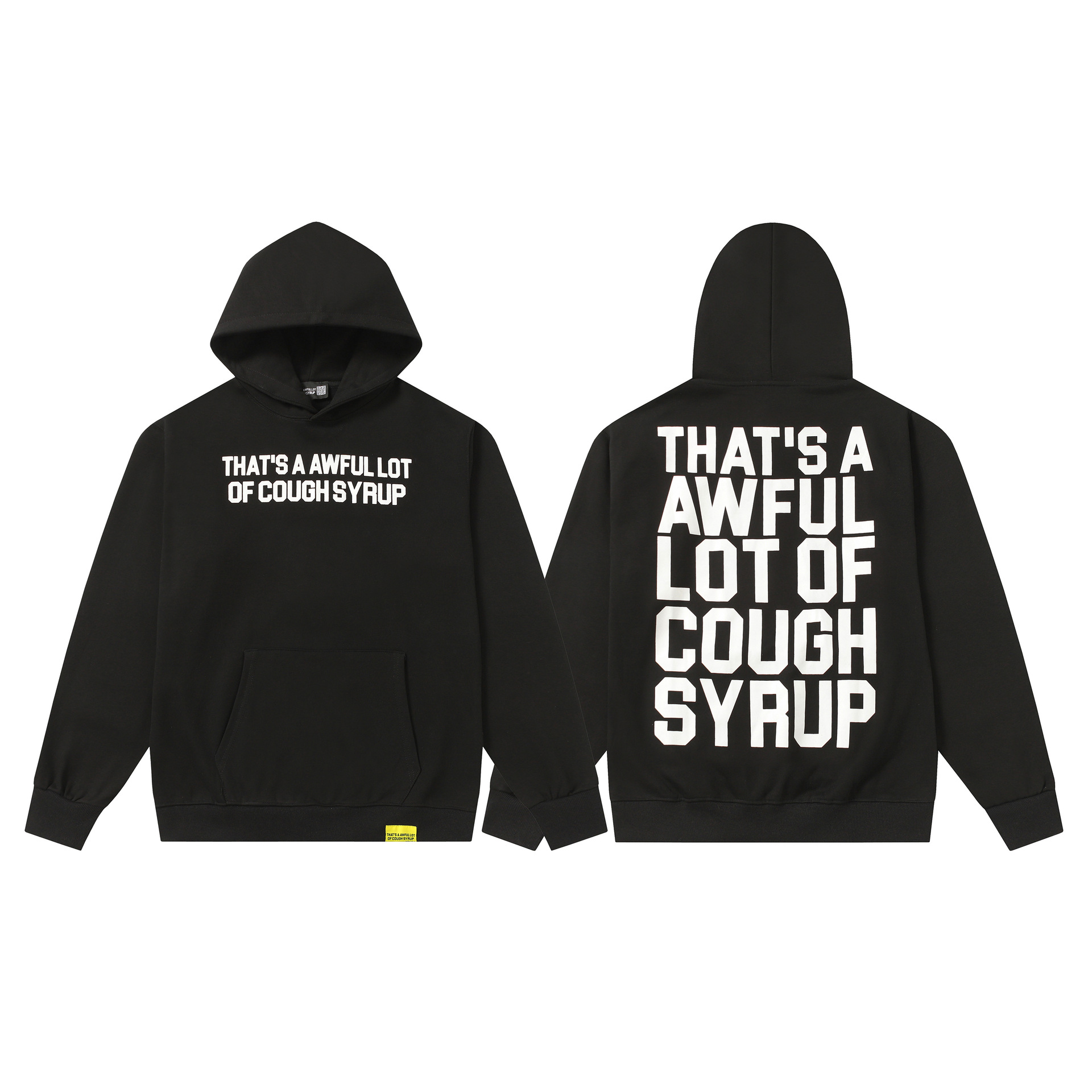 Men's Hoodies THAT'S A AWFUL LOT OF COUGH Printed Harajuku Hip Hop Pullover Tops Sweatshirt Gift - view 4