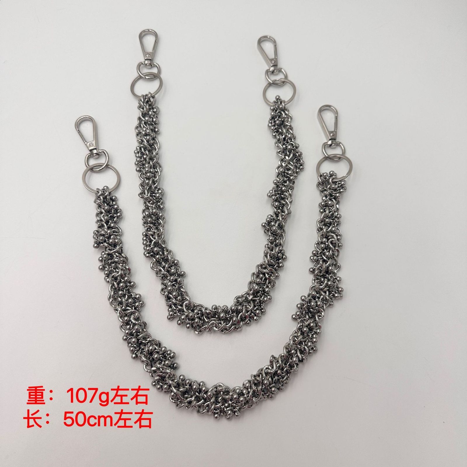 Original Rhinestone Knot Pendant Punk Pants Chain Fashionable Men And Women Ones Waist Light Accessories Hip Hop Jewelry251212 - view 3