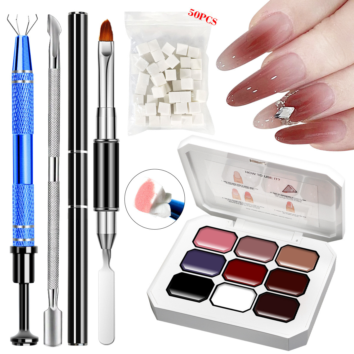 Luxury 2026 Color Gel Set Popular Women Popular Nail Gel Polish Professional Tools Set Nail Art Kits Fast Shipping X261026 - view 8