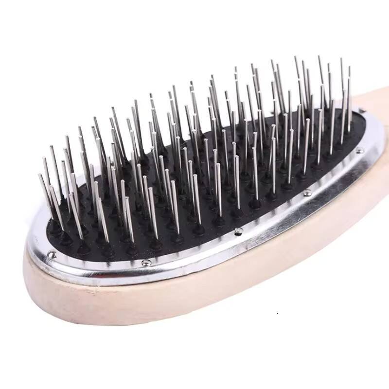 Luxury New Professional Brush For Wig Anti Static Steel Comb For Tangle Hair Extensions Training Hair Brushes Fast Shipping Y261026 - view 4