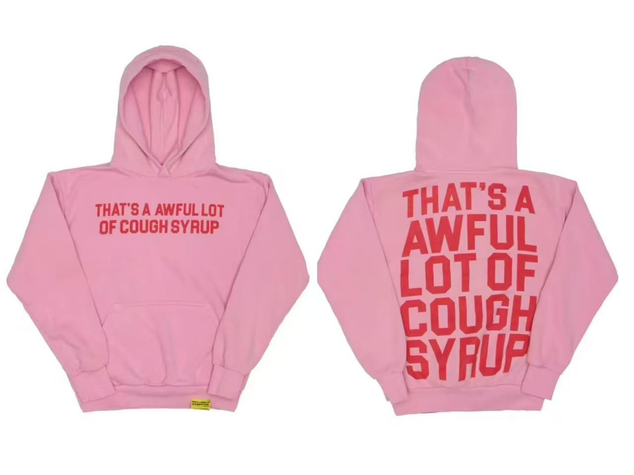 Men's Hoodies THAT'S A AWFUL LOT OF COUGH Printed Harajuku Hip Hop Pullover Tops Sweatshirt Gift - view 6