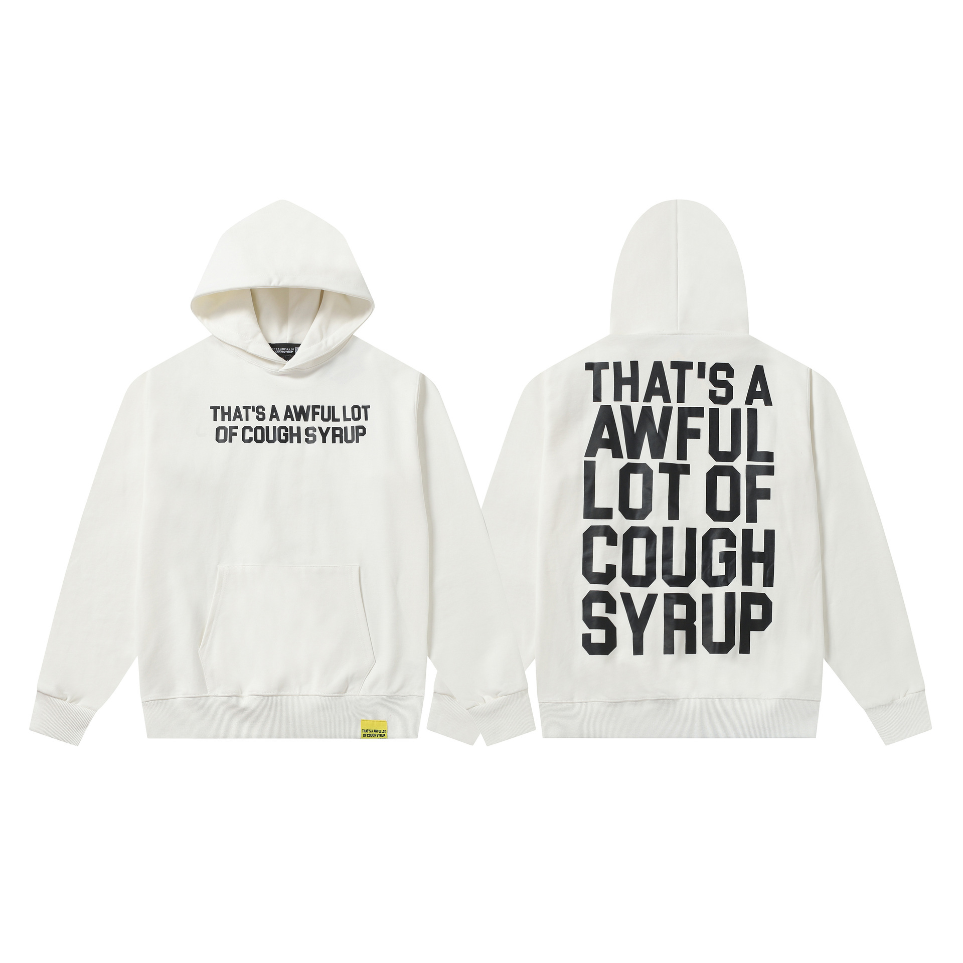 Men's Hoodies THAT'S A AWFUL LOT OF COUGH Printed Harajuku Hip Hop Pullover Tops Sweatshirt Gift - view 7