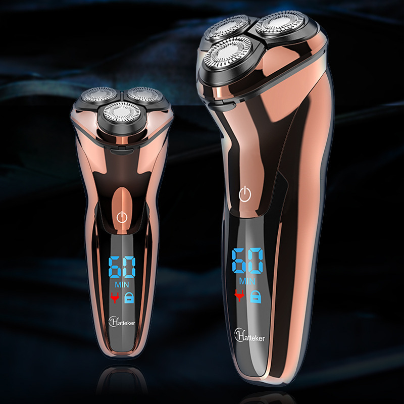 Powerful Cordless LCD Electric Shaver 3D Floating Wet Dry Beard Razor Rechargeable Shaving Machine For Men 240228 - view 3