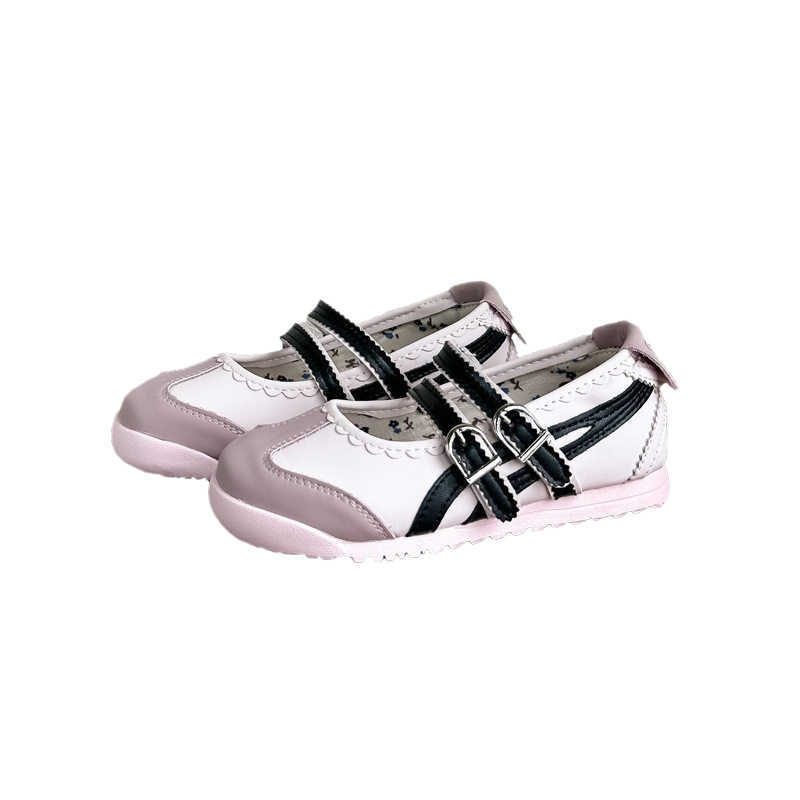 2026 Spring New Collection Girls' Leather Shoes with Soft Soles Baby Flats Children's Mary Janes Fashionable and Versatile for Little Girls  - view 6