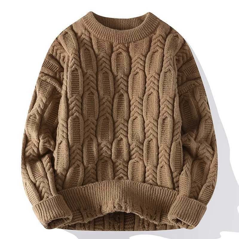 Men's Sweaters Men's Thermal Knit Sweaters Men's Loose Casual Jumper Brand Clothing Men's Long sleeve Knit Sweaters/Man Pullover H