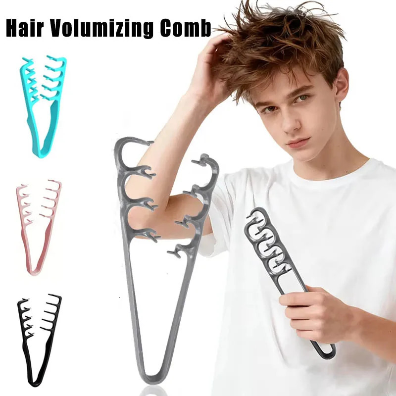1Pcs 9-Rows Hair Volumizing Comb Fluffy Textured Styling Tool for Normal Hair Natural Looking Hair Root and Coverage 261027