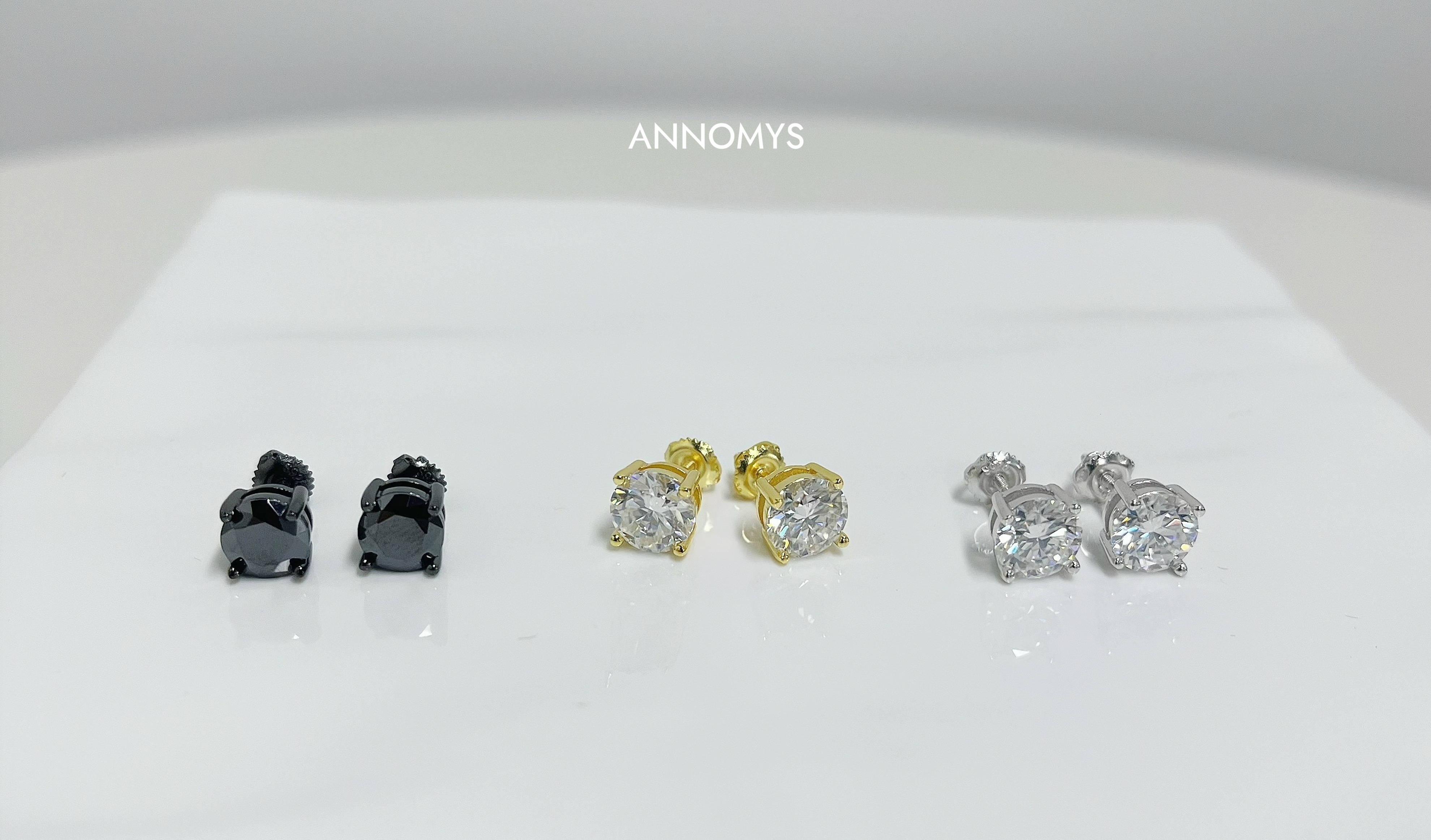 1CT 2CT Princess Cut Stud Earrings for Women S925 Silver with Moissanite diamond Princess Shape GRA Certificate Fine Jewelry - view 3