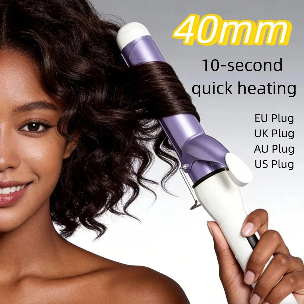 40mm Big wave curling iron Temperature Control Hair Styling Professional Hair Curler Fast Heating Scalding 261027 - view 1