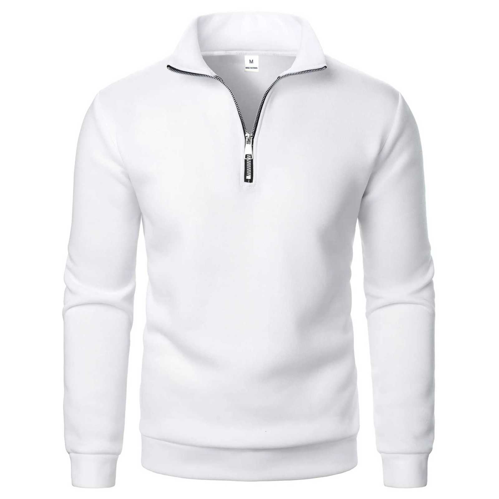 Men's Sweaters 2026 Autumn Men's Zipper Pullover Turtlenecks Warm Sweaters Solid Color Long sleeved Fashion Male Casual Daily Sweatshirt Top - view 3