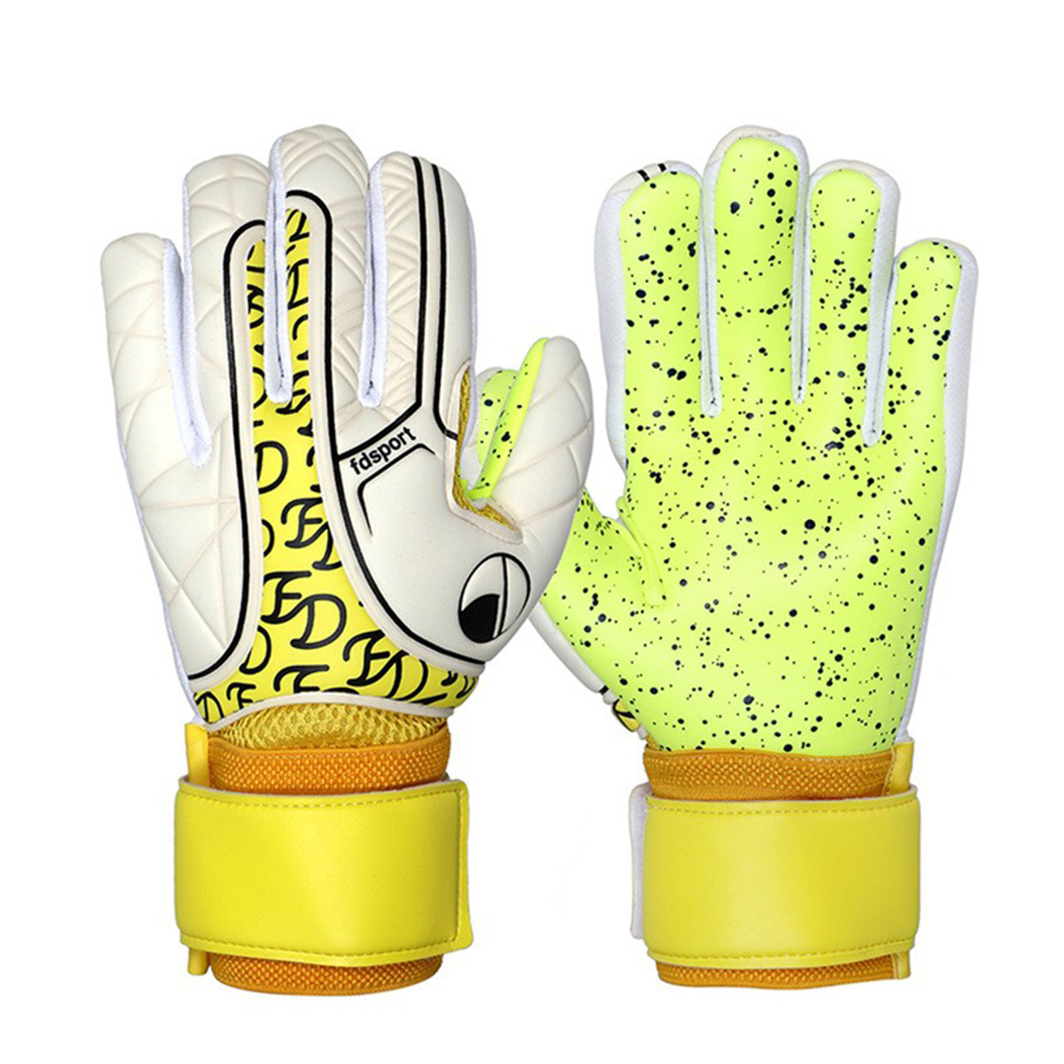 Soccer goalkeeper gloves latex finger guards for middle and elementary school students competition use children's adult sizes 260709 - view 6