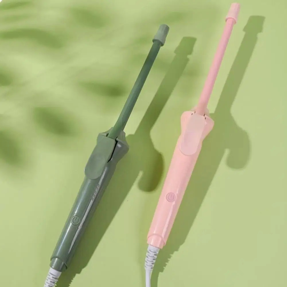 9mm Ultra Thin Ceramic Curling Wand Constant Temperature Curling Iron Fast Heating for Teddy Wool Curls Short Hair Bangs Styling 261027 - view 6