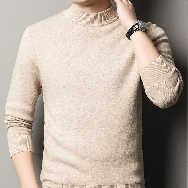 Men's Sweaters Slim Black Tops Men Autumn Winter Turtleneck Long sleeve Slim Pullover Sweater Blouse Top Good Quality Spring Autumn Pullover H261 - view 4