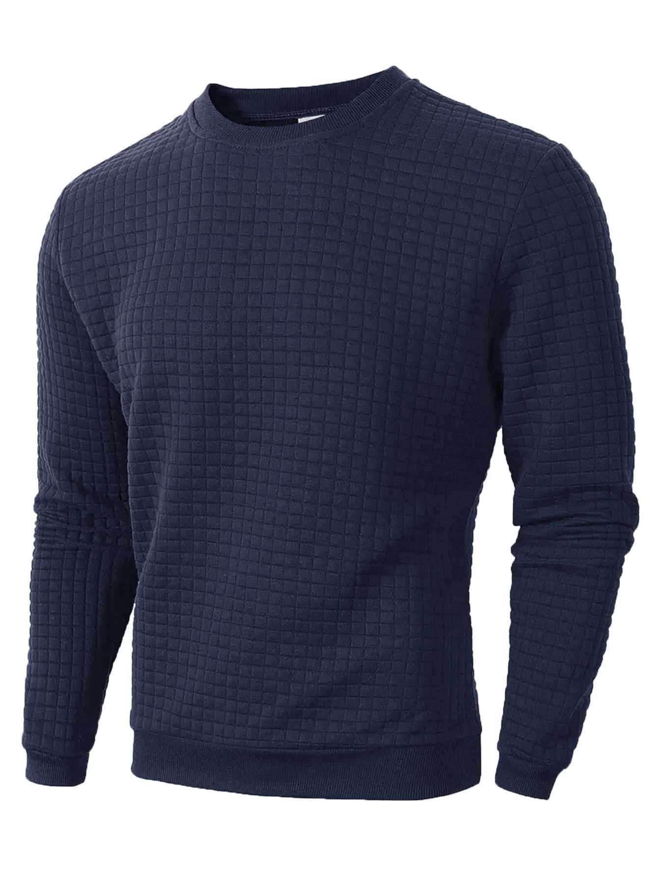 Men's Sweaters Spring Autumn Men's Crew Neck Pullover Long sleeve Sweatshirts Warm Slim Sweaters Men Outdoor Casual Sweater Tops Clothing H2 - view 4