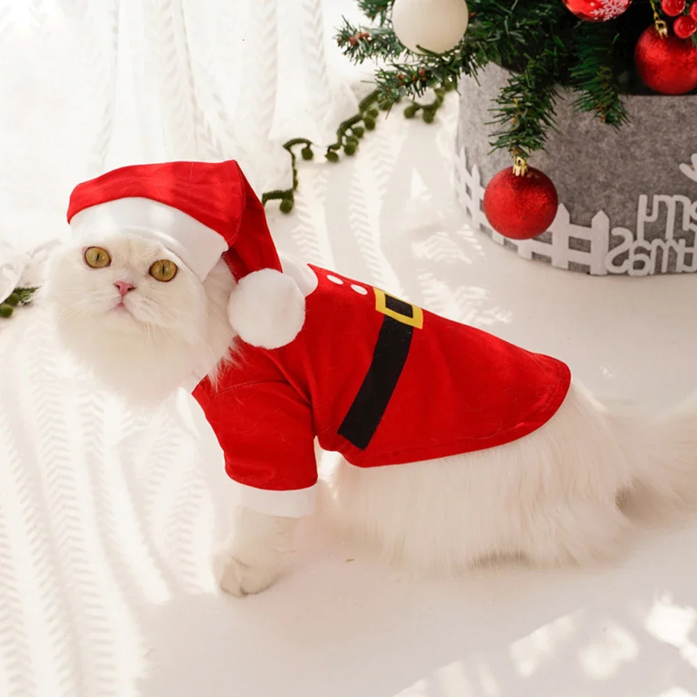 Universal M-2XL Christmas Pet Dress Cosplay Dog Clothes Cat Party Formal Dress Uniform Dog Clothes for Christmas Decorations 261027 - view 4