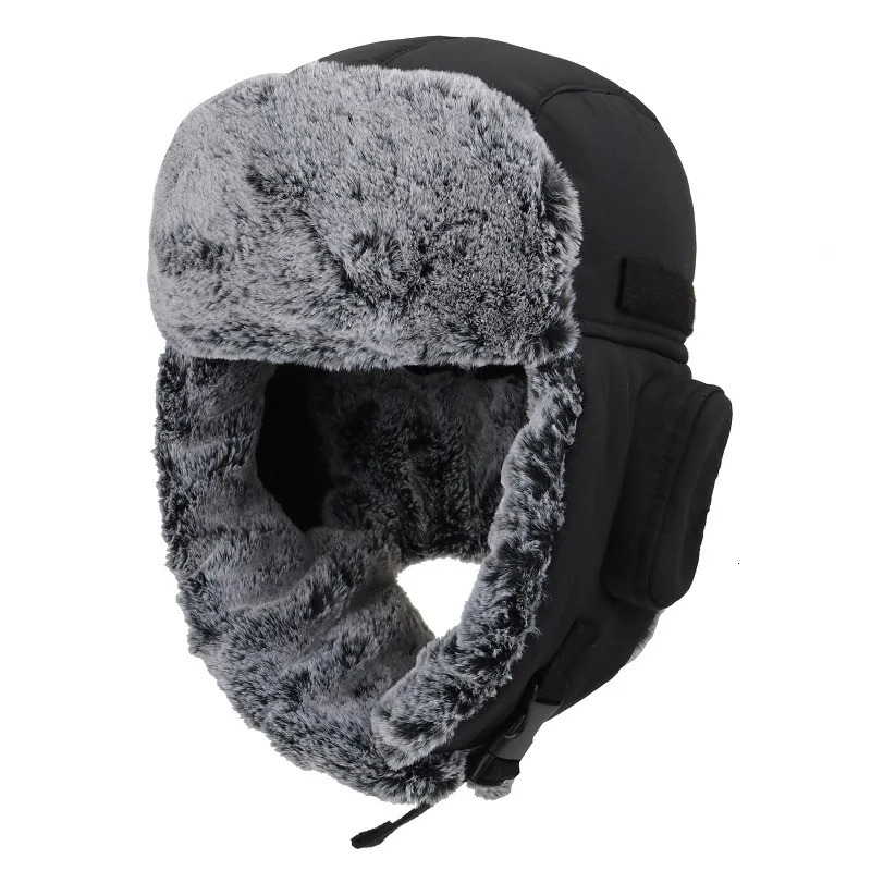 Connectyle Men's Trapper Hat With Faux Fur Linning Eskimo Windproof Waterproof Winter Warm Hats Ushanka Hunting Skiing 261022