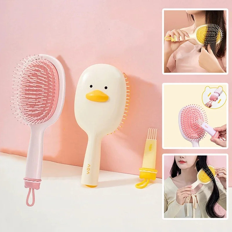 Cute Hair Massage Air Cushion Comb Brush Scalp Hairbrush Detangle Static Salon SPA Airbag Hairdressing Styling Tool 261027 - view 5