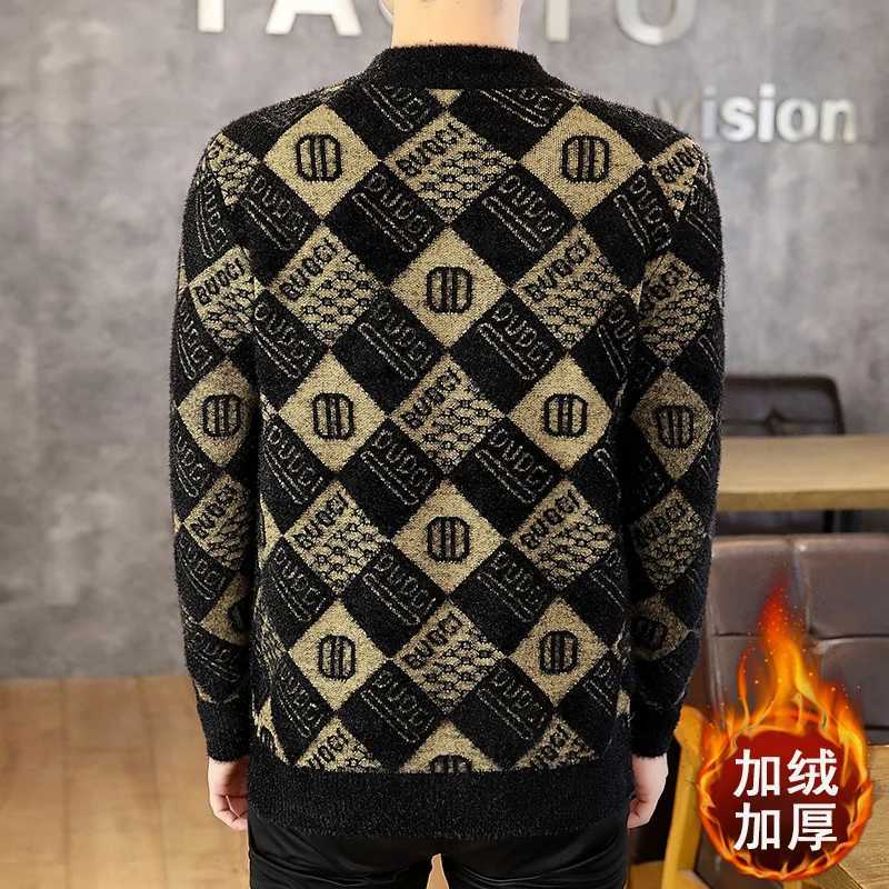 Men's Sweaters Autumn Winter Men Knitted Sweater Round Neck Pullovers Sweater Designer Quality Casual Men Clothing Jumper H261026 - view 4