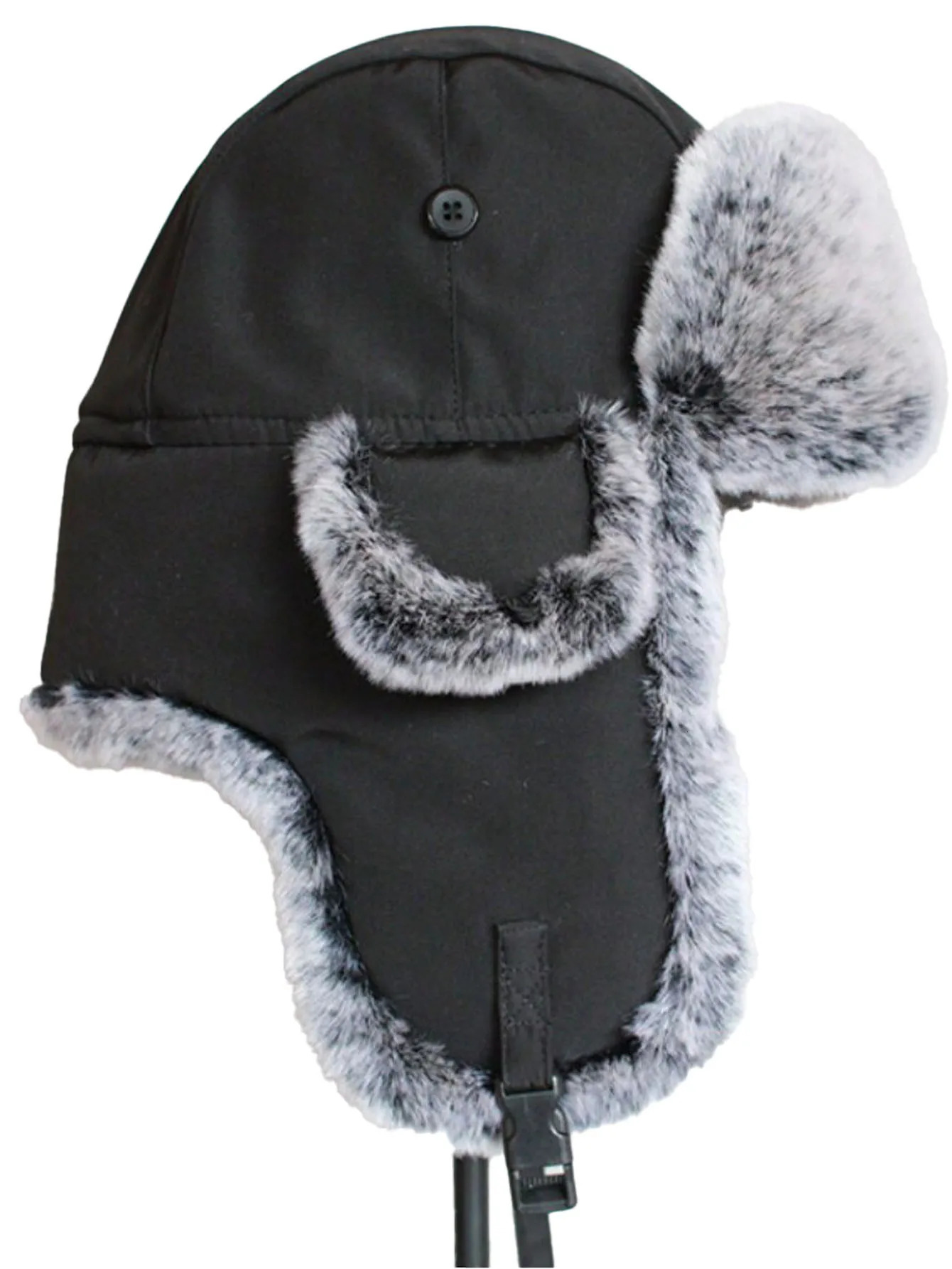 Winter Warm Bomber Hat for Men Women Snow Cap Faux Fur Russian Ushanka Trapper Hats with Earflaps Outdoor Hunting Skiing 261022 - view 4