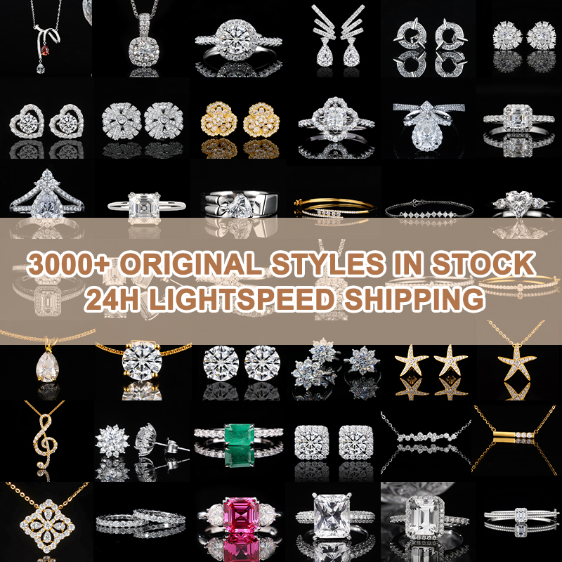Wholesale Factory Price 10K 14K 18K Solid Pure Real Gold 750 585 Gold Vvs Moissanite Diamond Stud Earrings for Women Jewelry - view 5