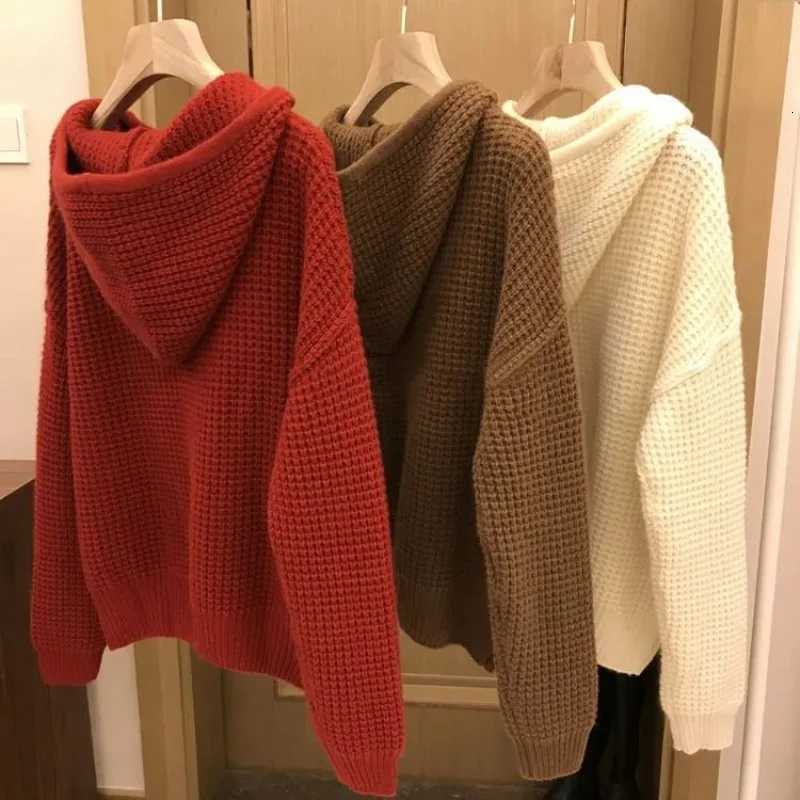 Men's Sweaters New All Match Hooded Sweatshirt for Men with Autumn and Winter Temperament Knitted Drawstring Hoodie Casual Top H261026 - view 6