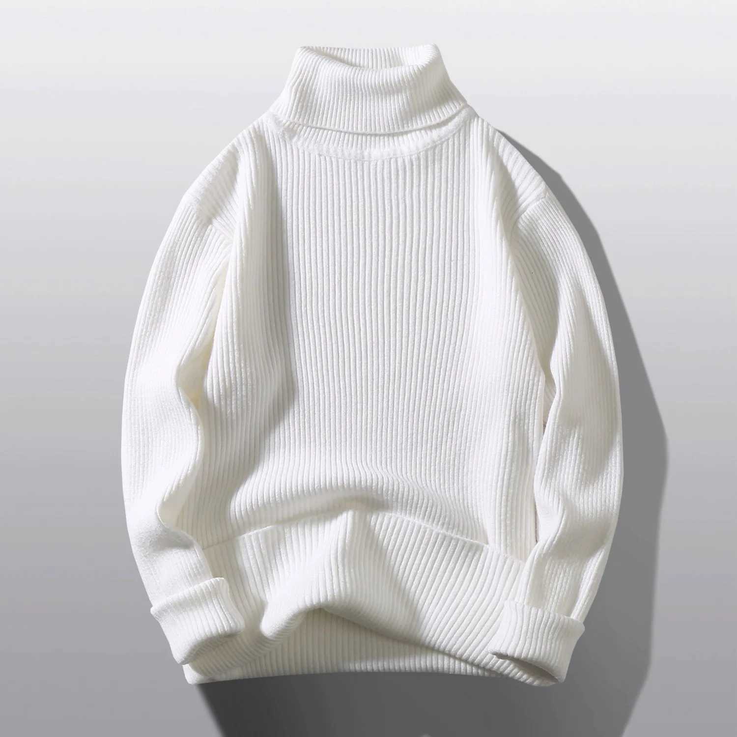 Men's Sweaters Men's Turtleneck Sweater Autumn Men's Knitting Pullovers Rollneck Sweater Winter Warm Men Jumper Slim Fit Casual Streetw - view 4