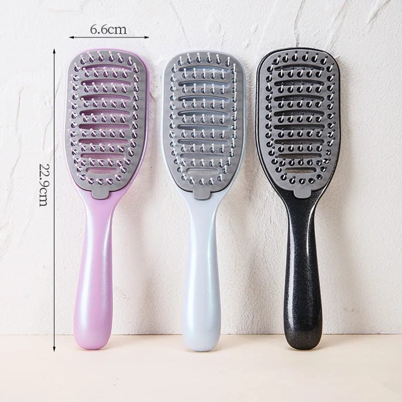 Self Cleaning Hair Brush Retractable Detangling Comb -Static Air Cushion Massage Comb for Women Girls Home Salon Use 261027 - view 7