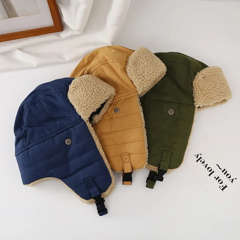 Oohmy Men Women Winter Hat Thick Warm Berber Fleece Russian Cap Snow Ski Earflap Trapper Unisex Bomber Bonnets 261022 - view 7