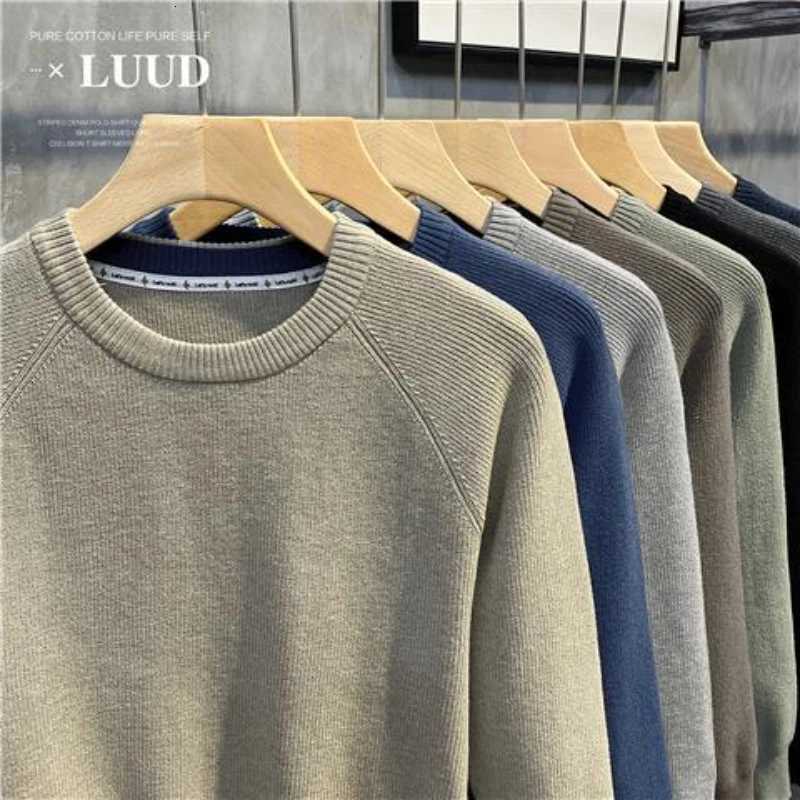 Men's Sweaters Korean Men Pullover Sweater Autumn Winter New Male Fashion Casual Loose Thick O-Neck Knitted Streetwear Knitwear H261026 - view 3