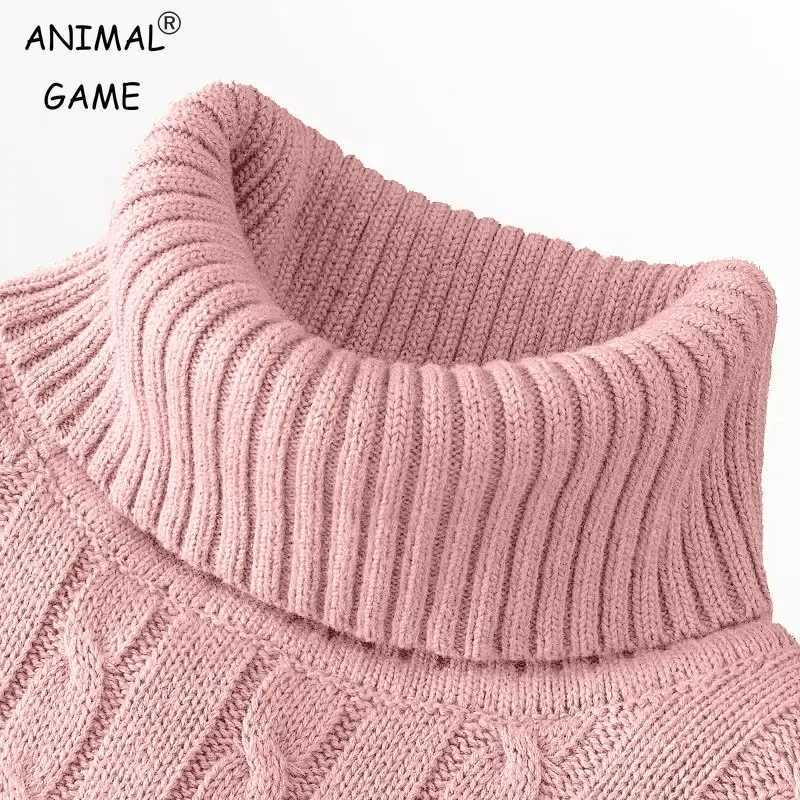 Men's Sweaters Autumn Men's Long sleeve Knitted Sweaters Men's Slim Fit Turtleneck Sweater Casual Pullover Sweater Lightweight Ribbed S