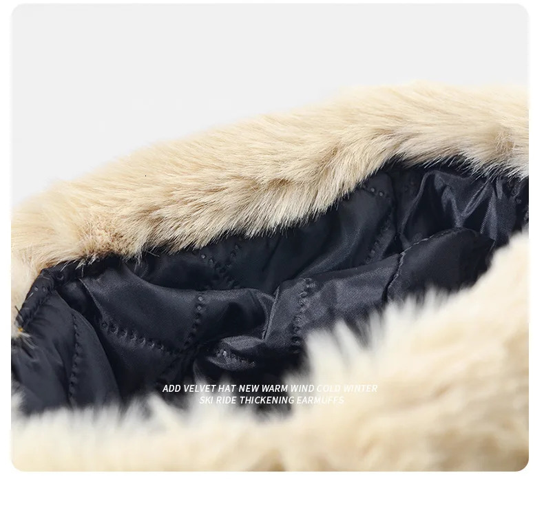 2024 Men's Winter Trapper Trooper Earflap Warm Russian Waterproof Ski Hat Bomber Cap Ear Protectors Hats 261022 - view 5