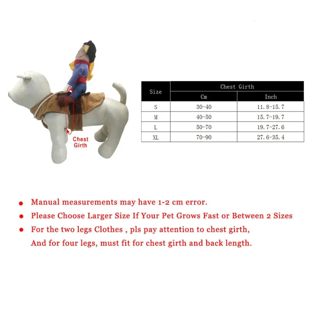 Dog Clothes Christmas Halloween Pet Cosplay Costumes Puppy Cat Cowboy Clothing Pet Novelty Party Outfits Dress Up 261027 - view 3