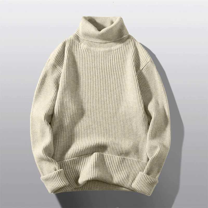 Men's Sweaters Men's Turtleneck Sweater Autumn Men's Knitting Pullovers Rollneck Sweater Winter Warm Men Jumper Slim Fit Casual Streetw - view 3