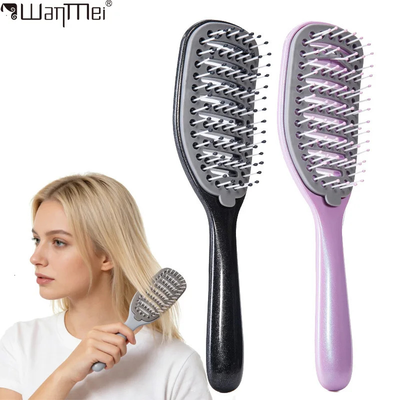 Self Cleaning Hair Brush Retractable Detangling Comb -Static Air Cushion Massage Comb for Women Girls Home Salon Use 261027