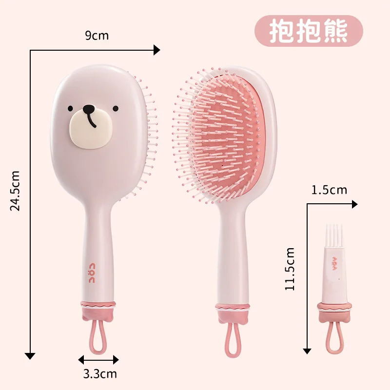 Cute Hair Massage Air Cushion Comb Brush Scalp Hairbrush Detangle Static Salon SPA Airbag Hairdressing Styling Tool 261027 - view 7