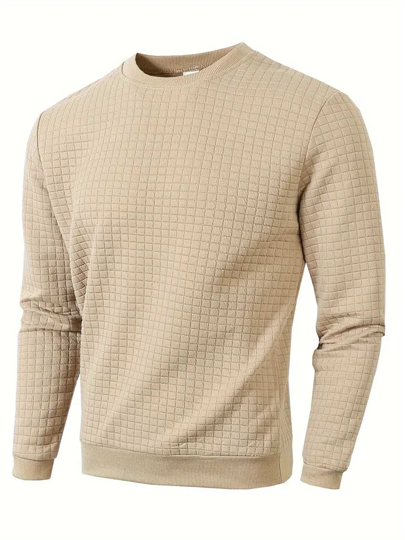 Men's Sweaters Spring Autumn Men's Crew Neck Pullover Long sleeve Sweatshirts Warm Slim Sweaters Men Outdoor Casual Sweater Tops Clothing H2 - view 6