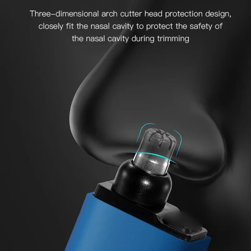 Rechargeable Nose Hair Trimmer Type-C Charging Waterproof Electric Trimmer for Men Nose Ear Sideburn Hair Care 261027 - view 4