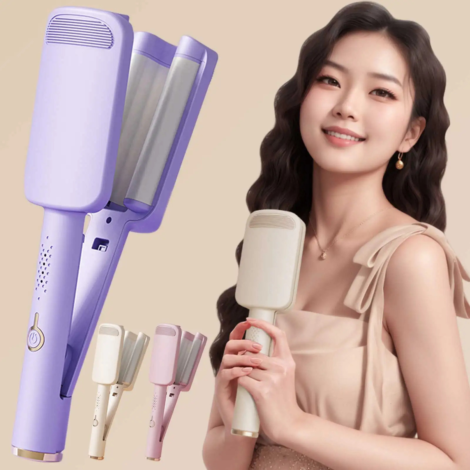 32mm Electric Curling Iron Automatic Lambswool Curling Tool Long Lasting French Styling Deep Waver Curling Iron For Women Female 261027