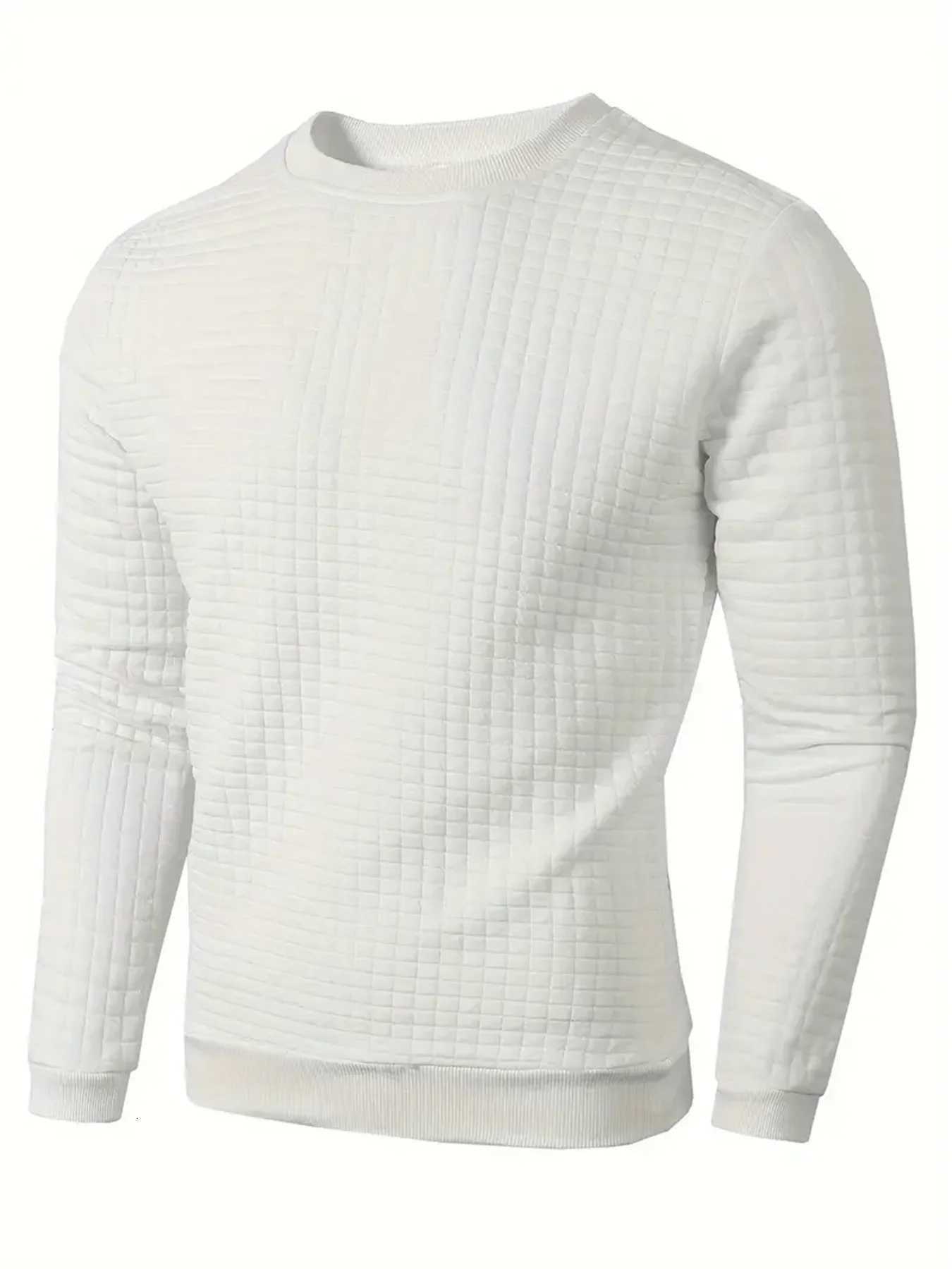 Men's Sweaters Spring Autumn Men's Crew Neck Pullover Long sleeve Sweatshirts Warm Slim Sweaters Men Outdoor Casual Sweater Tops Clothing H2 - view 3