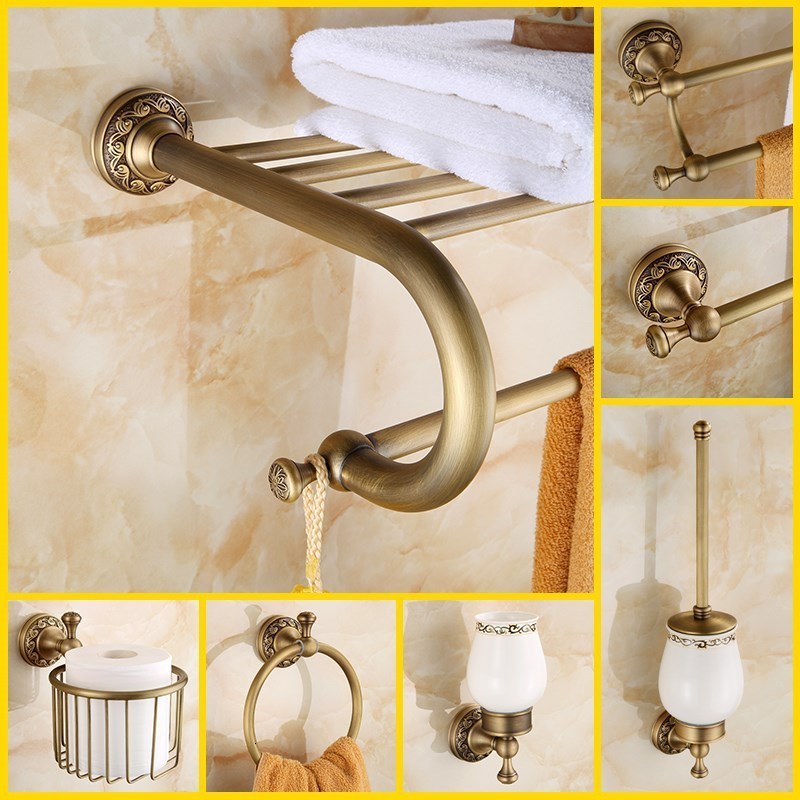 Soap Dishes Solid Aluminium Wall Mounted Antique Brass Color Bathroom Soap Basket Bath Soap Dish Holders Bathroom Products YT13990 230629 - view 3