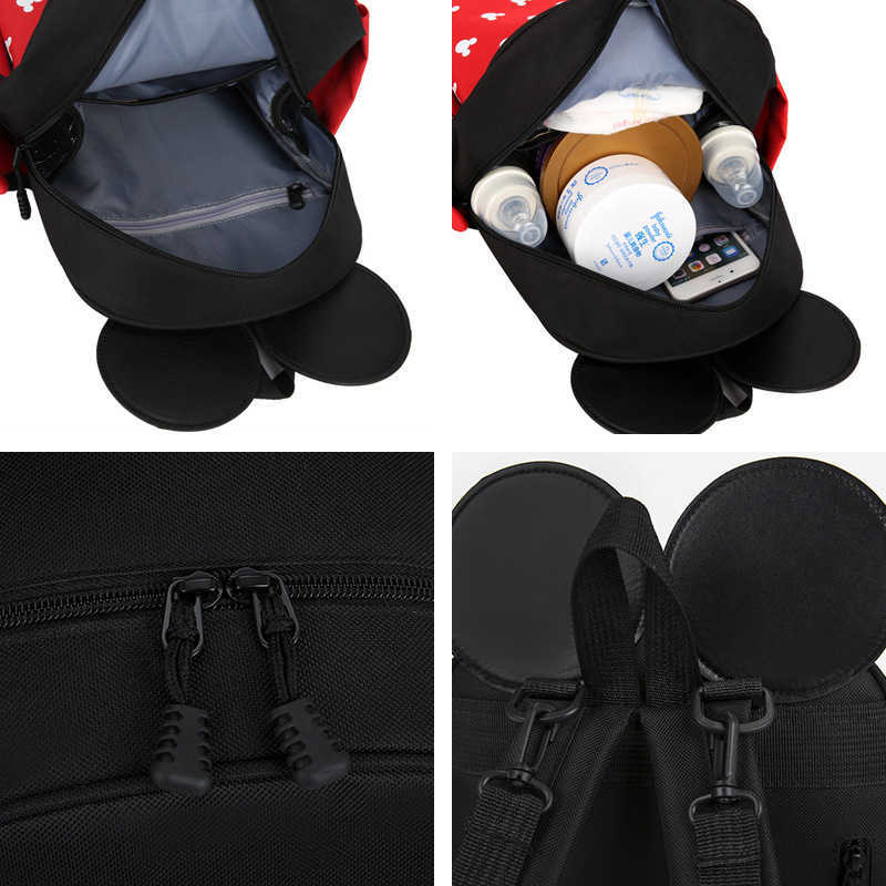 Disney Diaper Backpack Baby Bags for Mom Fashion Mummy Maternity Diaper Organizer Mickey Minnie Stroller Travel Bag H260305 - view 3