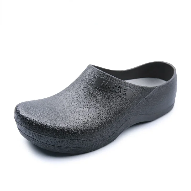Non Slip New Kitchen Shoes, Breathable Chef Clogs Hot Flat Work Shoes Resistant Cook Footwear Plus Size